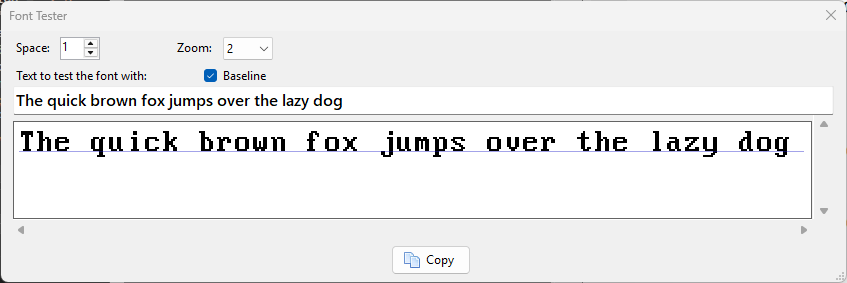 Font tester