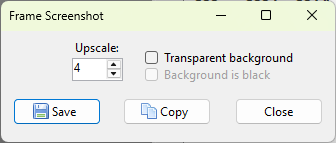 Frame screenshot
